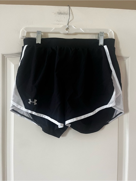 Under Armour Pants - Under Armour Women’s Black Running Shorts with White Trim Size Small